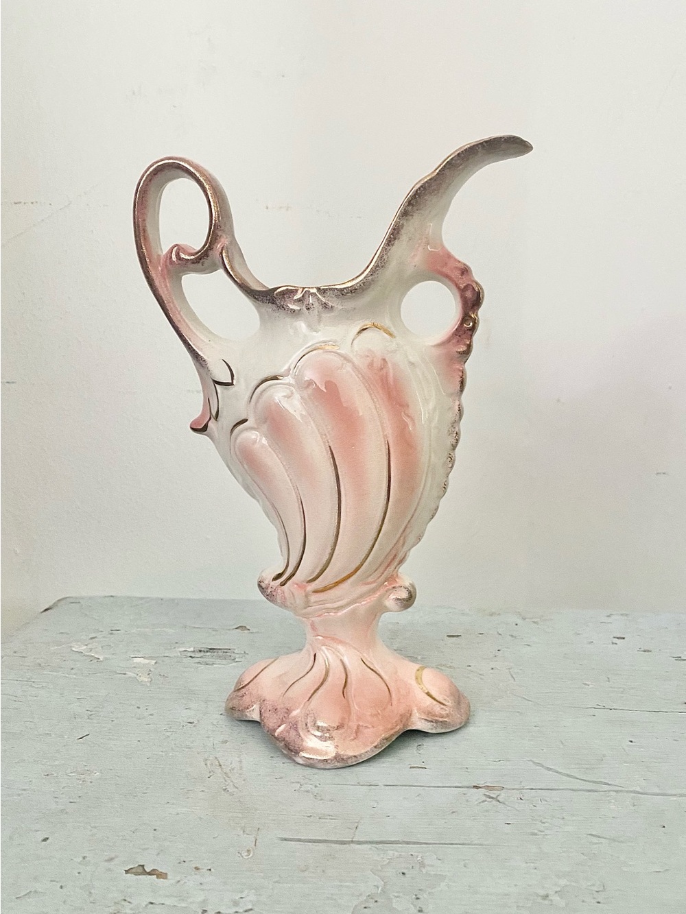 Antique Royal Fenton ware ewer Ceramic Decorative Vase Staffordshire England